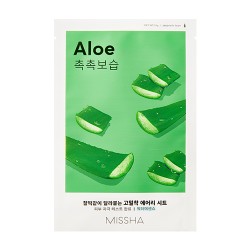 MISSHA Airy Fit Sheet Mask (Aloe)-Pleťová maska s extraktom aloe