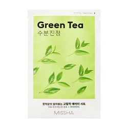 MISSHA Airy Fit Sheet Mask (Green Tea)-Pleťová maska s obsahom zeleného čaju